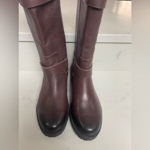 Vionic Brown Leather Boot sz 9